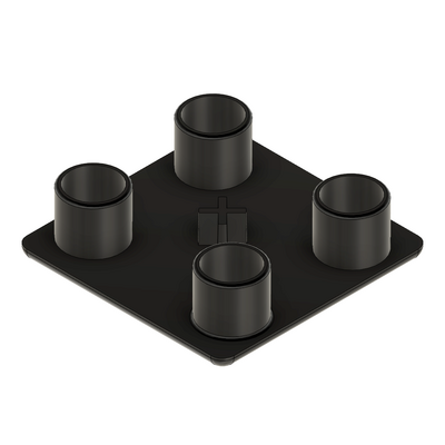 60-010-1 MODULAR SOLUTIONS POLYAMIDE PART END CAP 45MM X 45MM BLACK